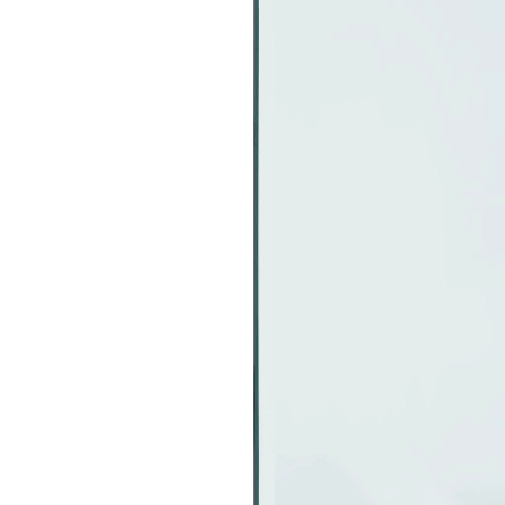 vidaXL Plateau en verre trempé transparent 120×60 cm – Dessus de table, déco ou surface de protection