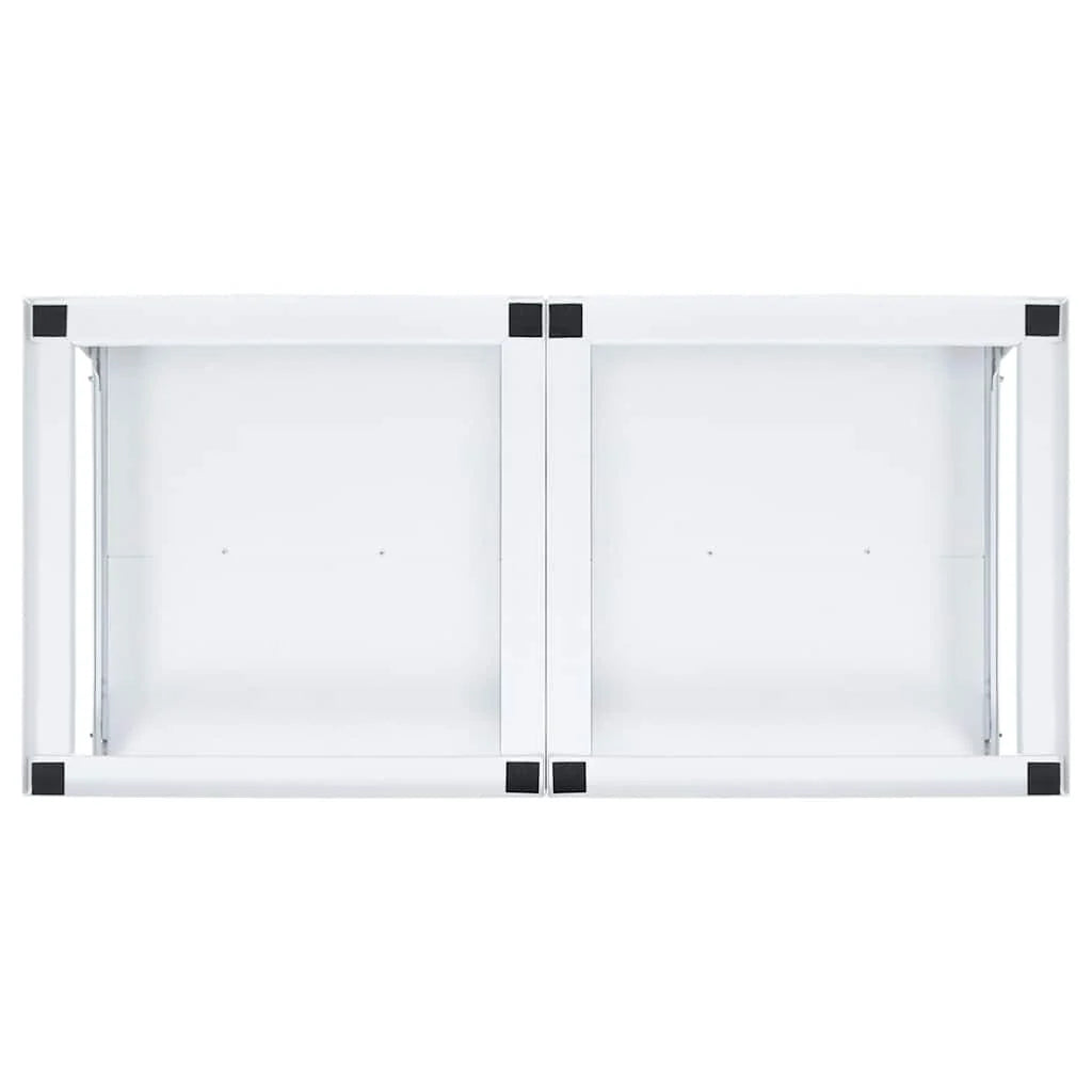 vidaXL Piédestal pour machine à laver et sèche-linge avec étagères amovibles Blanc